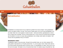 Tablet Screenshot of gehaktballen.net